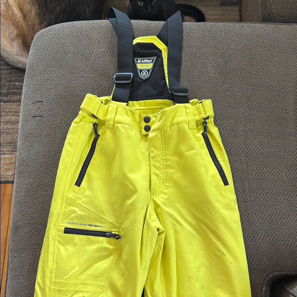 L.L. Bean Yellow Ski Pants